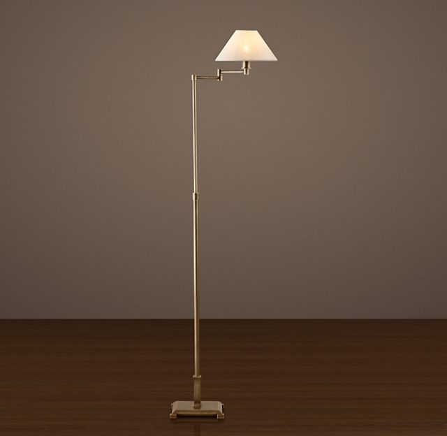 Напольная лампа Restoration Hardware PETITE CANDLESTICK FLOOR LINEN