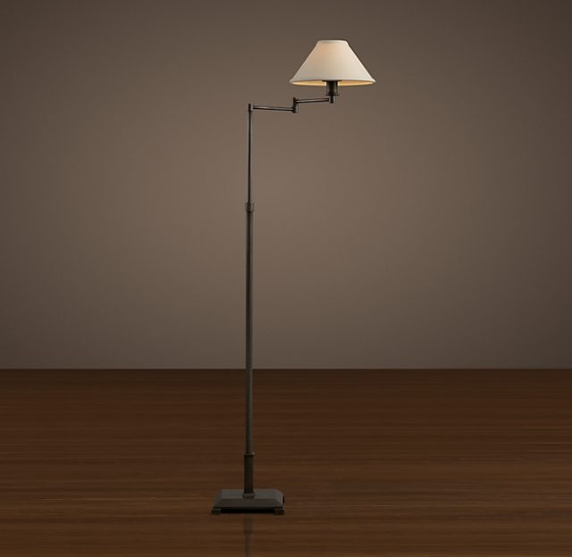 Напольная лампа Restoration Hardware PETITE CANDLESTICK FLOOR LINEN
