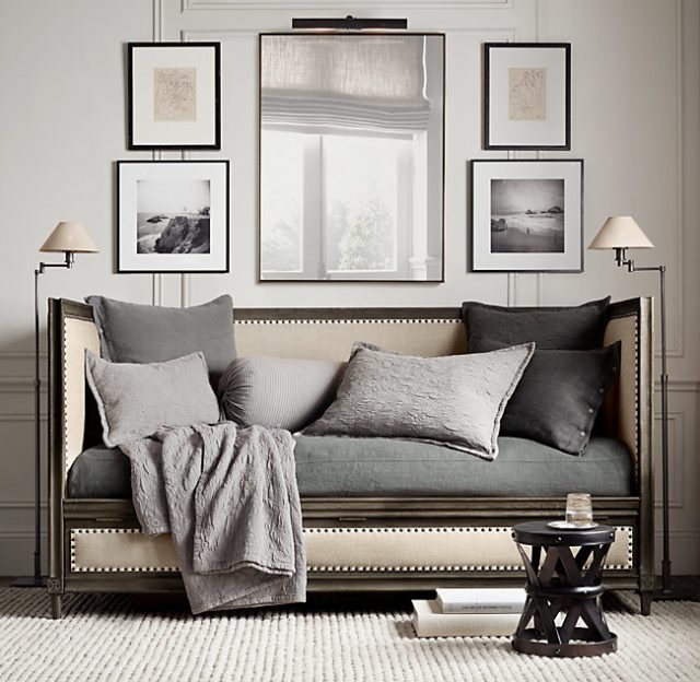 Напольная лампа Restoration Hardware PETITE CANDLESTICK FLOOR LINEN