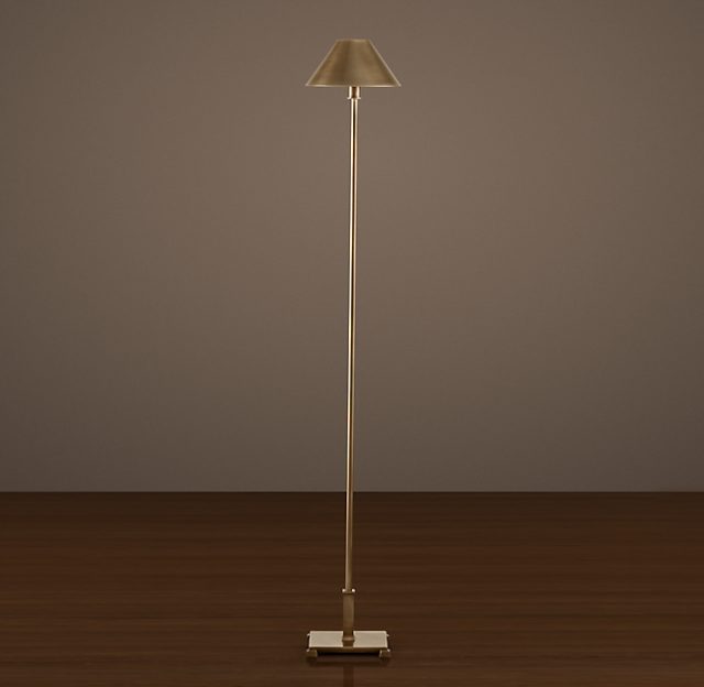Напольная лампа Restoration Hardware PETITE CANDLESTICK FLOOR METAL