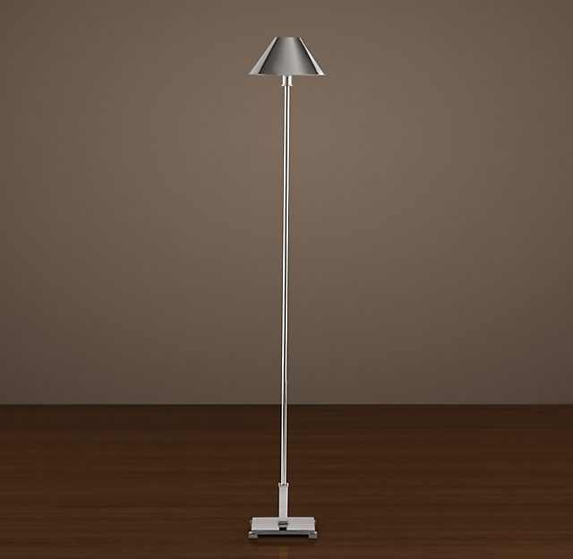 Напольная лампа Restoration Hardware PETITE CANDLESTICK FLOOR METAL