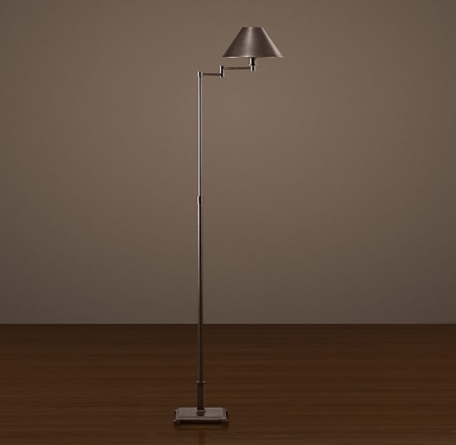 Напольная лампа Restoration Hardware PETITE CANDLESTICK FLOOR METAL