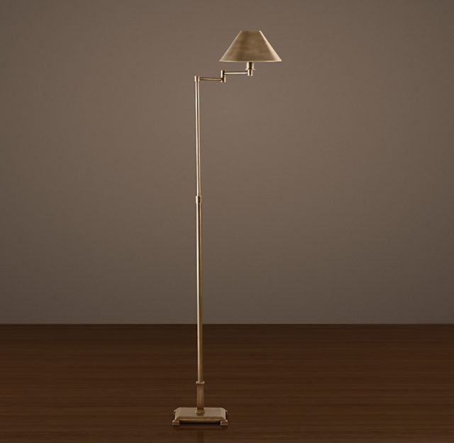 Напольная лампа Restoration Hardware PETITE CANDLESTICK FLOOR METAL