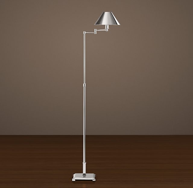 Напольная лампа Restoration Hardware PETITE CANDLESTICK FLOOR METAL
