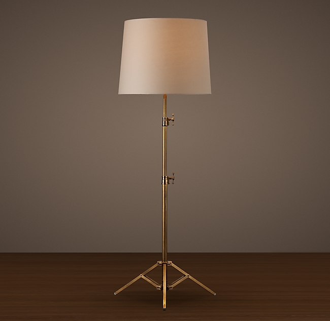 Напольная лампа Restoration Hardware PHOTOGRAPHER'S TELESCOPING