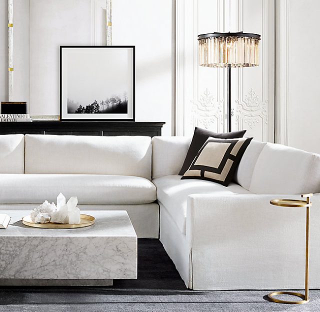 Напольная лампа Restoration Hardware RHYS CLEAR GLASS FLOOR LAMP