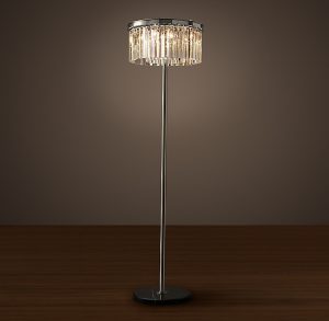 Напольная лампа Restoration Hardware RHYS CLEAR GLASS FLOOR LAMP