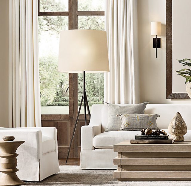 Напольная лампа Restoration Hardware WRIGHT TRIPOD FLOOR LAMP