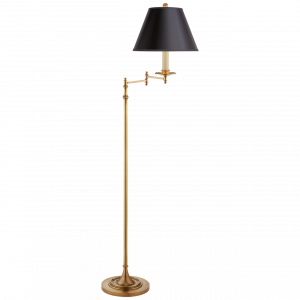 Напольная лампа Visual Comfort Dorchester Swing Arm Floor Lamp Black