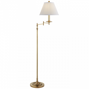 Напольная лампа Visual Comfort Dorchester Swing Arm Floor Lamp White