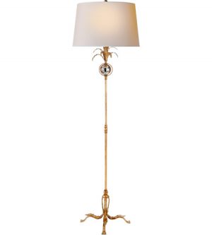 Напольная лампа Visual Comfort Gramercy Medium Floor Lamp Antique Brass