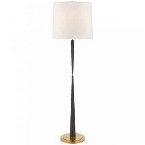 Напольная лампа Visual Comfort Refined Rib Large Floor Lamp Ebony