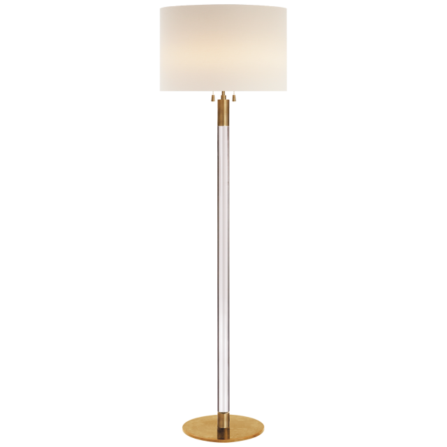 Напольная лампа Visual Comfort Riga Floor Lamp Antique Brass