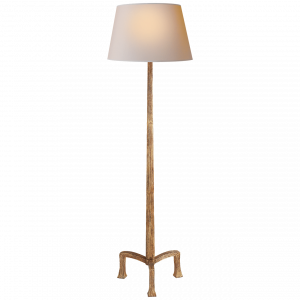 Напольная лампа Visual Comfort Strie Floor Lamp Gilded Iron