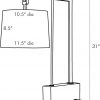 Настольная лампа ARTERIORS PILOTI TABLE LAMP BLACK