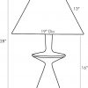 Настольная лампа ARTERIORS PUTNEY LAMP