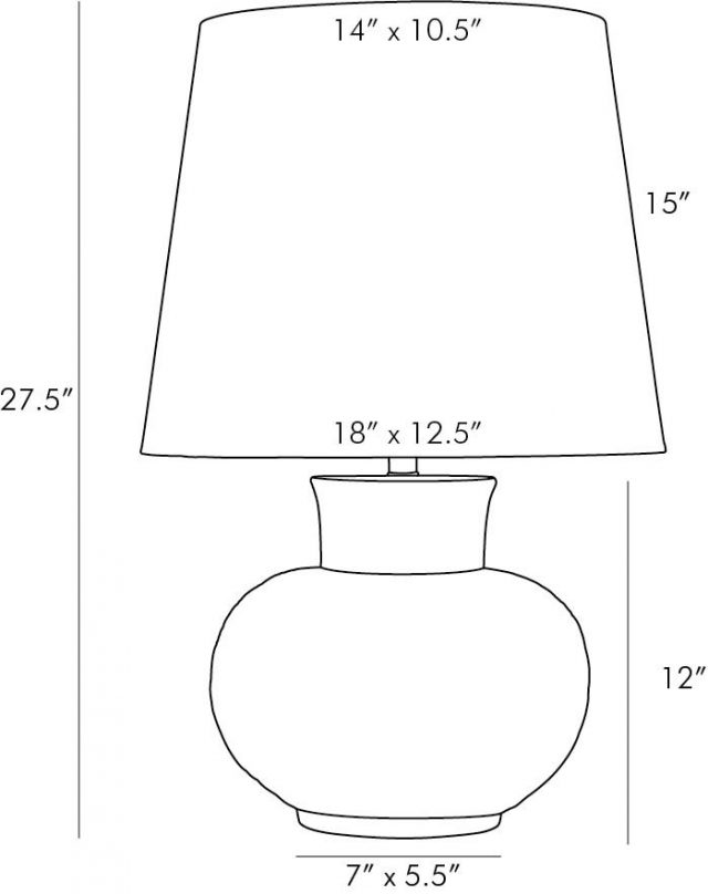 Настольная лампа ARTERIORS TROY LAMP