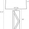 Настольная лампа ARTERIORS VEGA LAMP