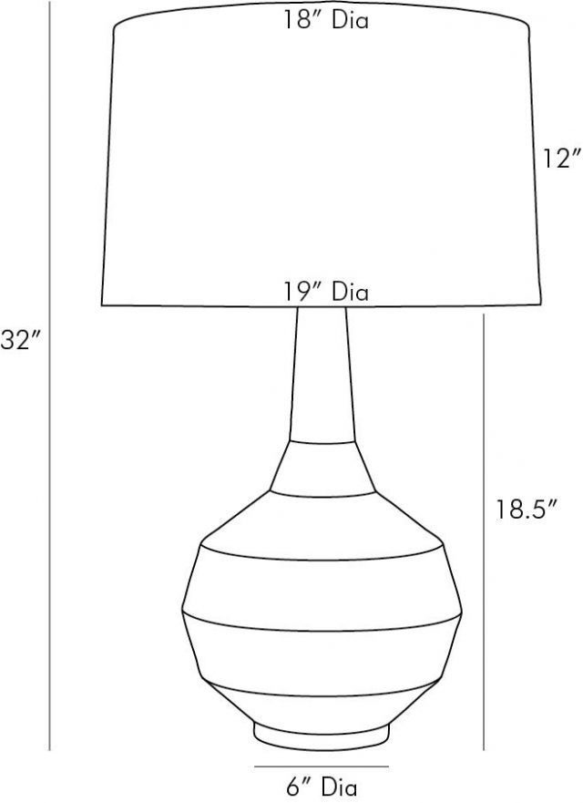 Настольная лампа ARTERIORS WEBBER LAMP