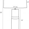 Настольная лампа ARTERIORS WHITMAN LAMP