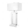 Настольная лампа EICHHOLTZ ARLINGTON CLEAR SILVER TABLE