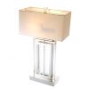 Настольная лампа EICHHOLTZ ARLINGTON CLEAR SILVER TABLE