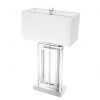 Настольная лампа EICHHOLTZ ARLINGTON CLEAR SILVER TABLE