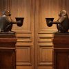 Настольная лампа EICHHOLTZ Table Lamp Art Deco Monkey