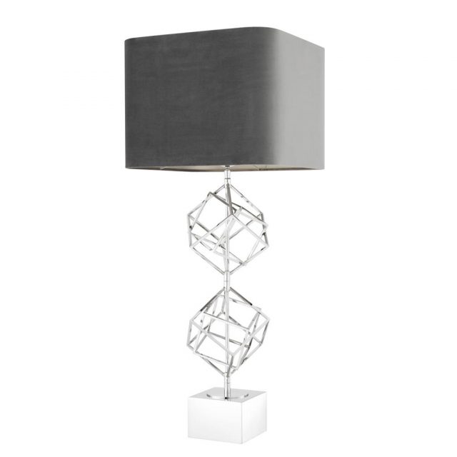 Настольная лампа EICHHOLTZ Table Lamp Matrix Nickel