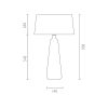 Настольная лампа HEATHFIELD&Co CLOTHILDE ROCK