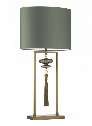 Настольная лампа HEATHFIELD&Co CONSTANCE ANTIQUE BRASS AND GOLD TABLE LAMP
