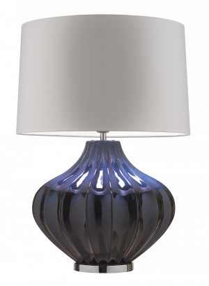 Настольная лампа HEATHFIELD&Co MALLORY BLUE STONE REACTIVE