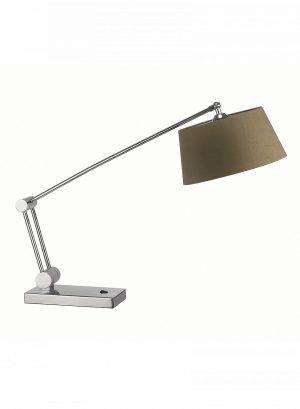 Настольная лампа HEATHFIELD&Co TORUN CHROME DESK LAMP