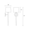 Настольная лампа HEATHFIELD&Co VELETTO WALL LIGHT
