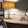 Настольная лампа HEATHFIELD&Co YVES ANTIQUE BRASS