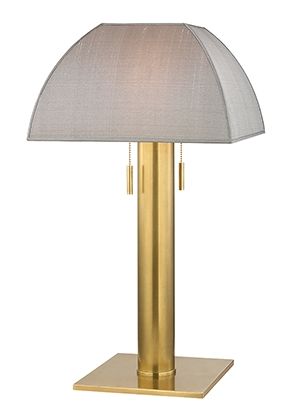 Настольная лампа Hudson Valley Lighting ALBA AGED BRASS