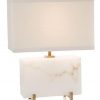 Настольная лампа John-Richard Alabaster Horizontal Block Table Lamp