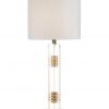 Настольная лампа John-Richard Brass and Acrylic 41.5" Console Lamp