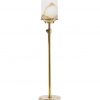 Настольная лампа John-Richard Honey Brass and Alabaster Buffet Table Lamp