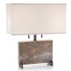 Настольная лампа John-Richard Layered Stone Block Table Lamp