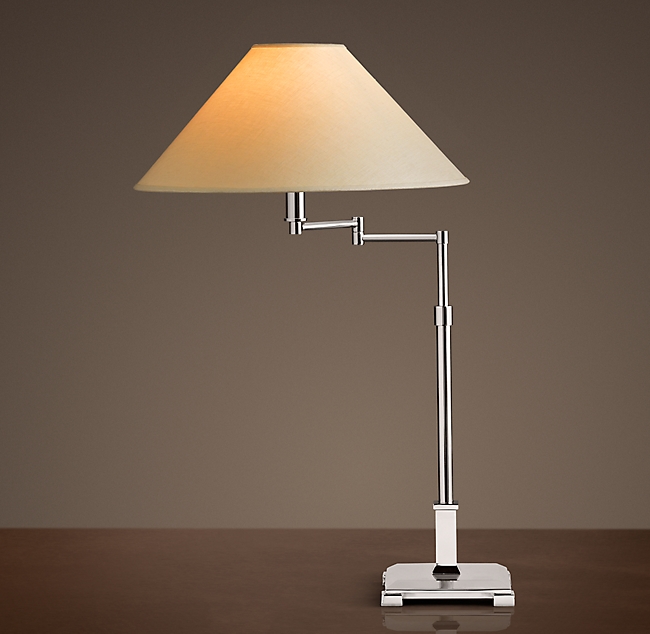 Настольная лампа Restoration Hardware CLASSIC CANDLESTICK SWING-ARM