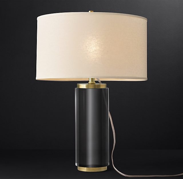 Настольная лампа Restoration Hardware CYLINDRICAL COLUMN CRYSTAL LAMP