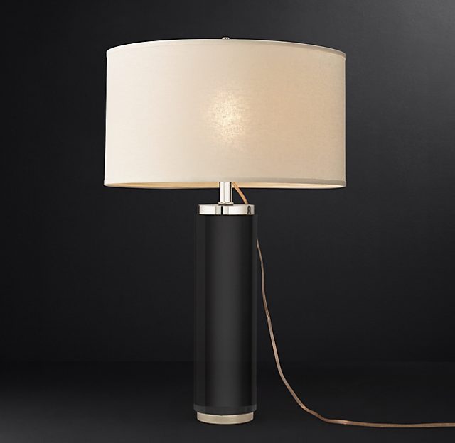 Настольная лампа Restoration Hardware CYLINDRICAL COLUMN CRYSTAL LAMP