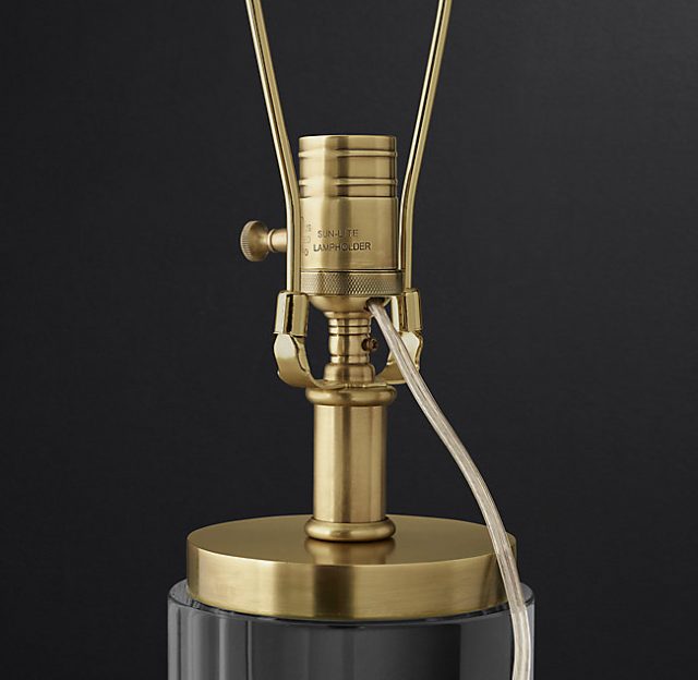 Настольная лампа Restoration Hardware CYLINDRICAL COLUMN CRYSTAL LAMP
