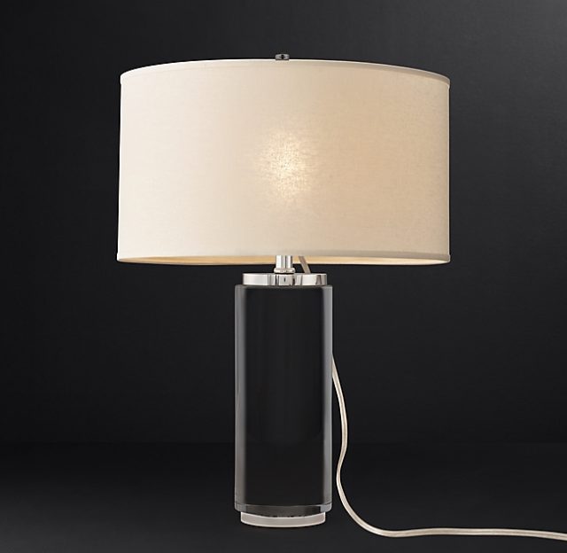 Настольная лампа Restoration Hardware CYLINDRICAL COLUMN CRYSTAL LAMP