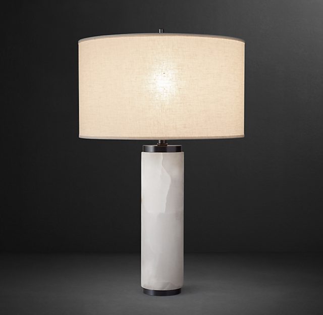 Настольная лампа Restoration Hardware CYLINDRICAL COLUMN TABLE LAMP