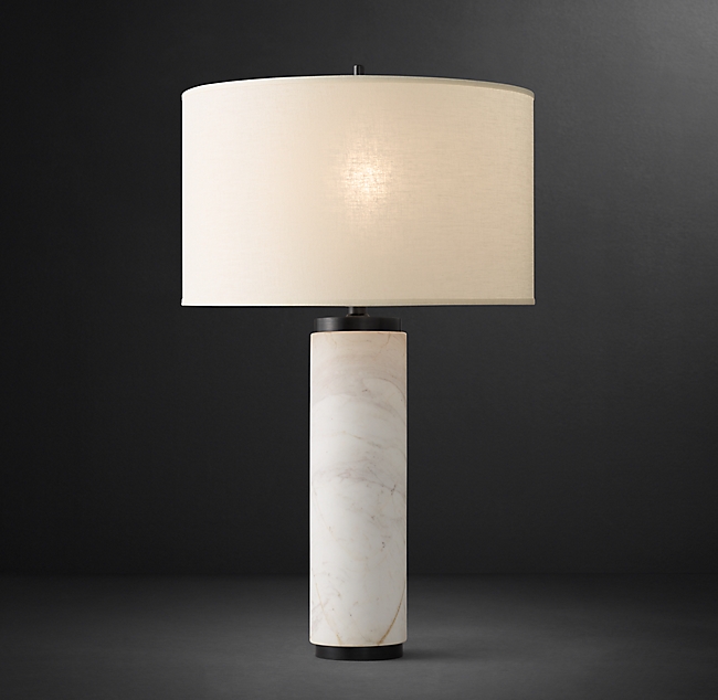 Настольная лампа Restoration Hardware CYLINDRICAL COLUMN TABLE LAMP