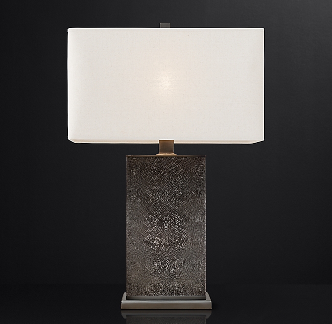Настольная лампа Restoration Hardware DELANO SHAGREEN LAMP