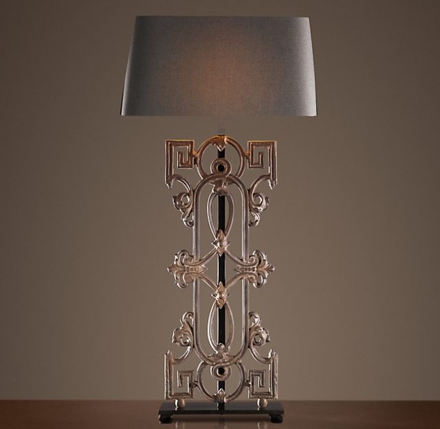 Настольная лампа Restoration Hardware GREEK KEY BALUSTER