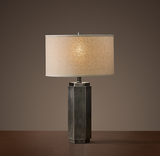 Настольная лампа Restoration Hardware HEXAGONAL COLUMN LAMP